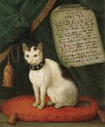 unknow artist, Portrait of Armellino the Cat with Sonnet